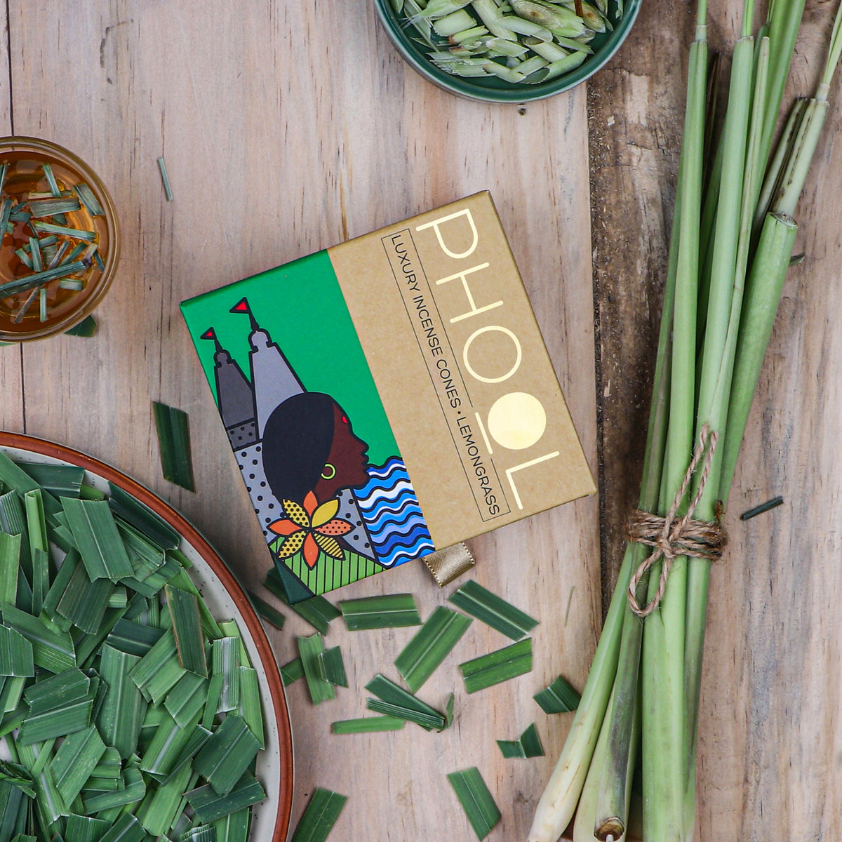 lemongrass dhoop cones