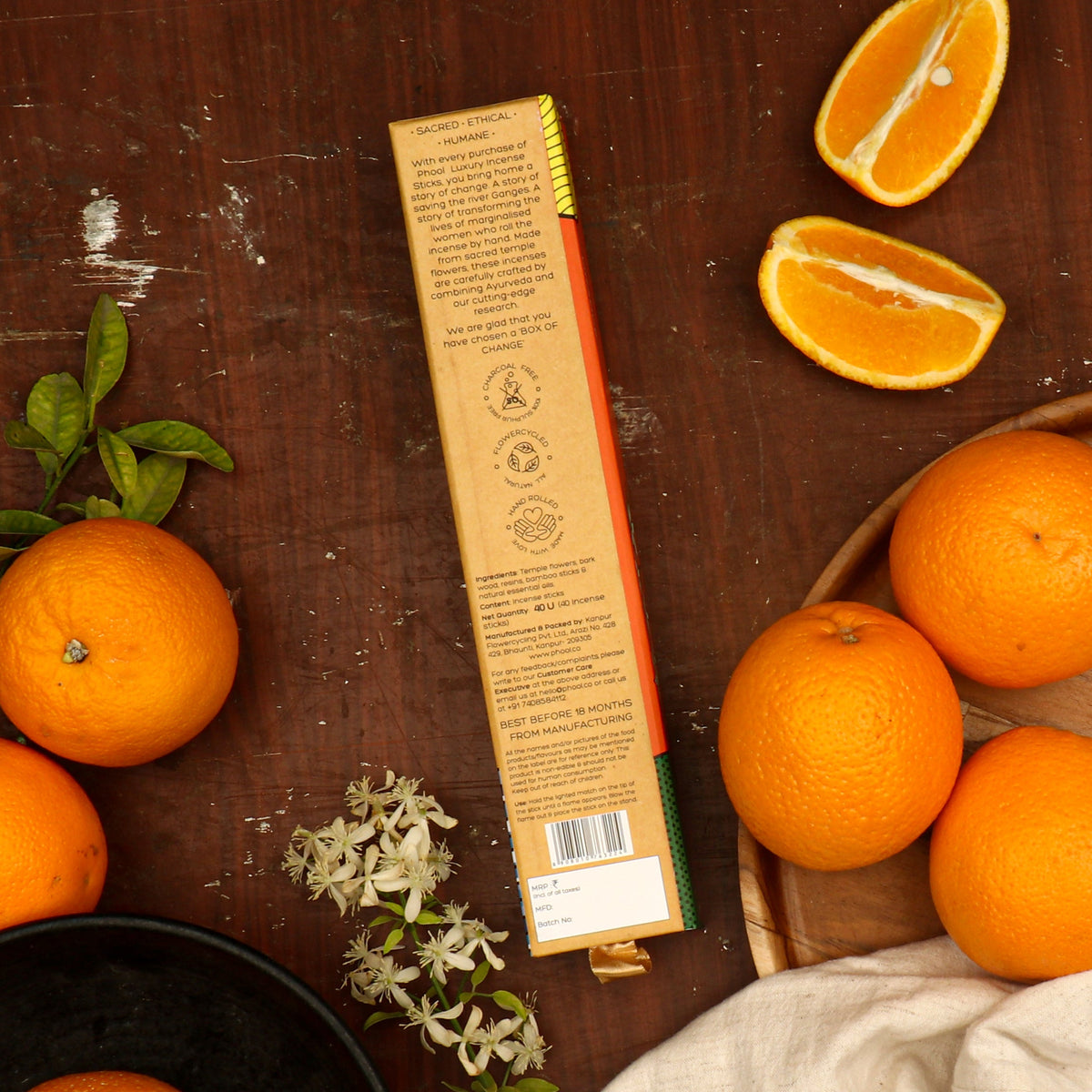Phool Natural Incense Sticks - Orange