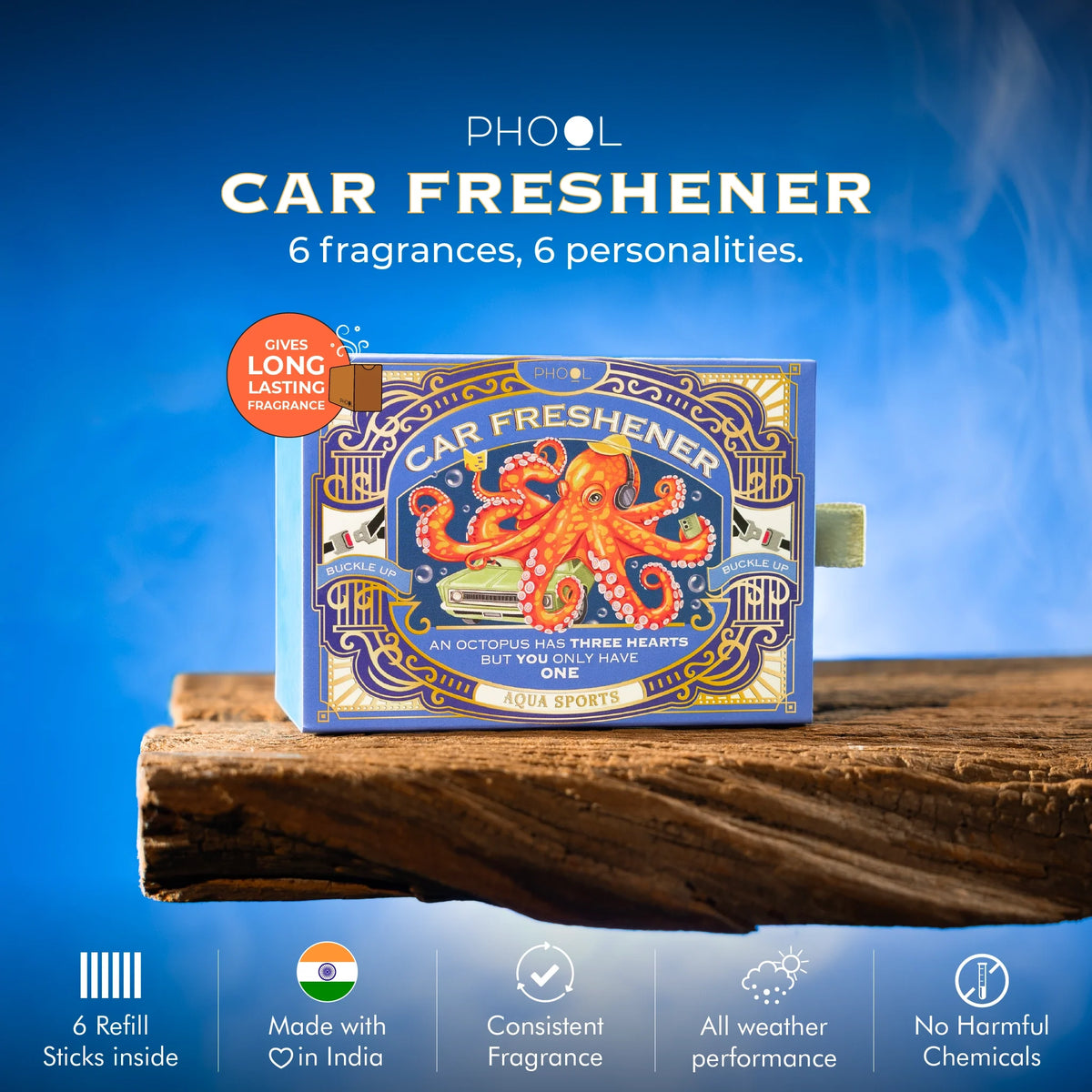 Phool Car Freshener – Aqua Sports