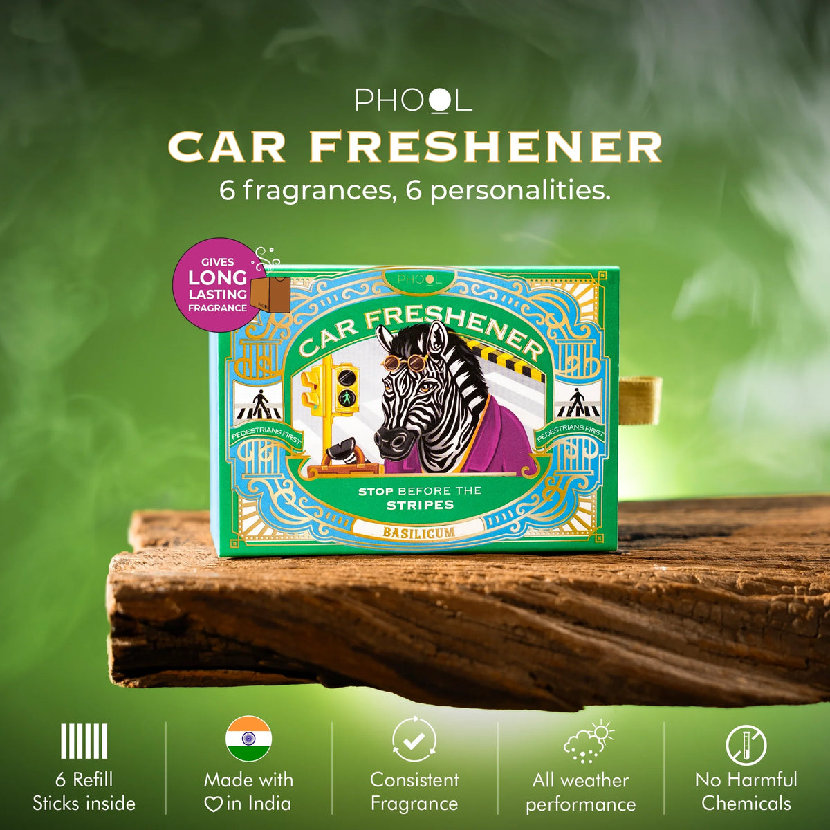 Phool Car Freshener – Basilicum
